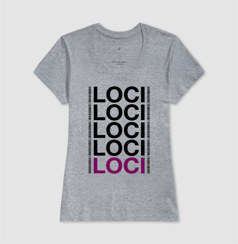 Camiseta Genética Forense "LOCI" | O Painel do DNA & Identificação Humana