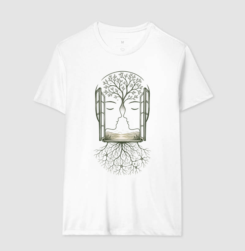Camiseta "Gestalt: Figura, Fundo e Totalidade" | A Poesia da Percepção
