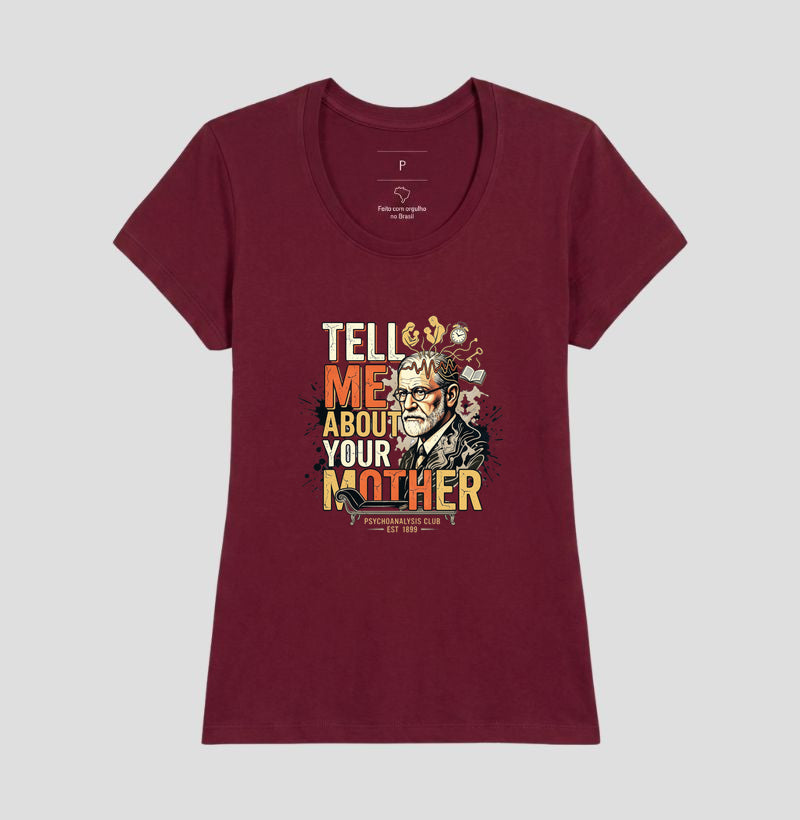 Camiseta Psicanálise Freud - Tell Me About Your Mother | Vintage
