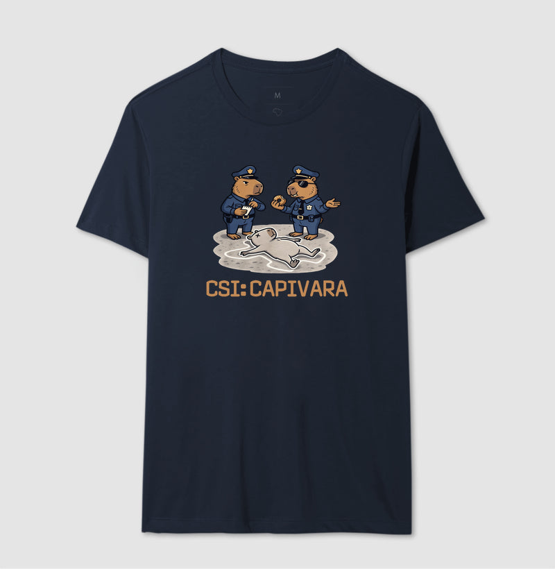 Camiseta CSI: Capivara | True Crime Brasileiro