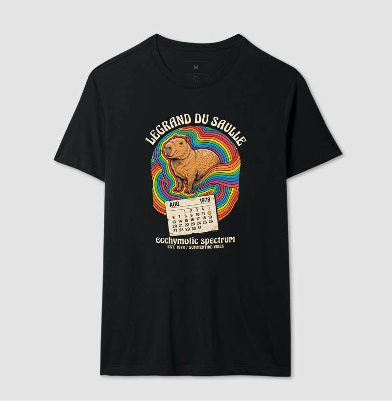 Camiseta Medicina Legal "Espectro Equimótico" | A Capivara de Legrand du Saulle