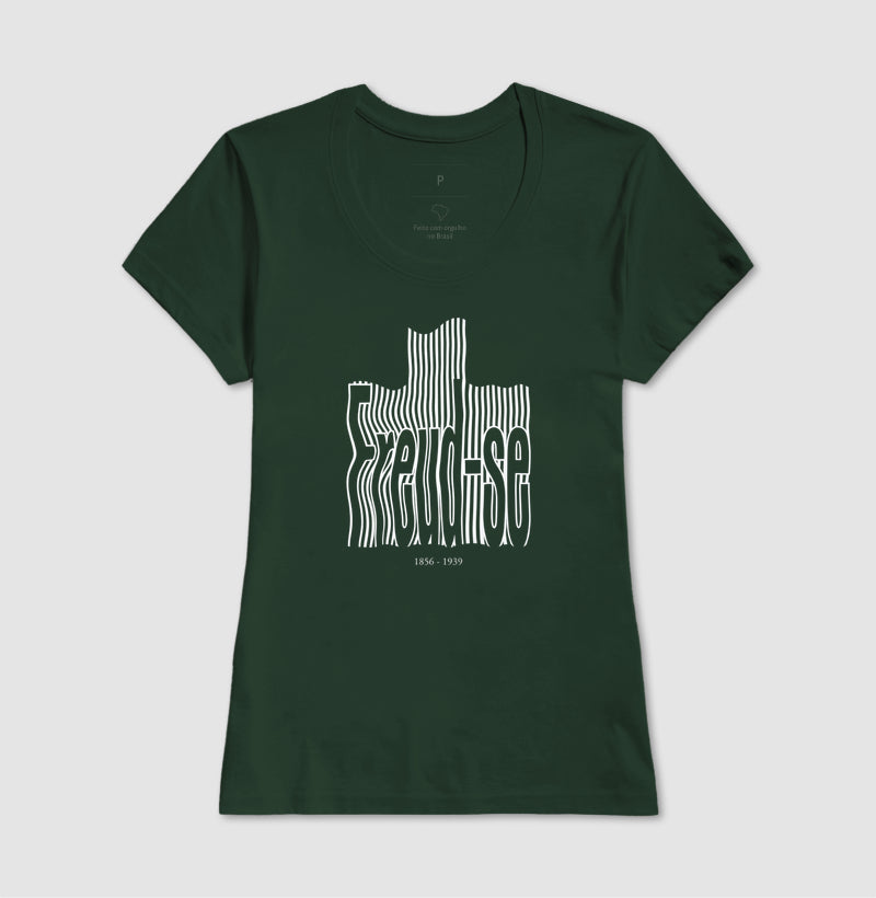 Camiseta Psicanálise "Freud-se" | Sigmund Freud & Op-Art Streetwear