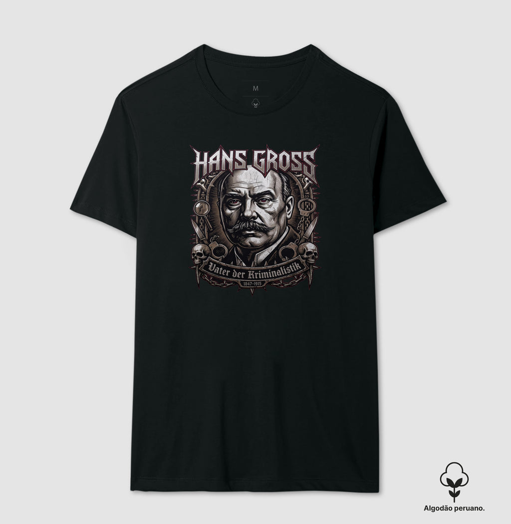 Camiseta Algodão Peruano Hans Gross | Vater der Kriminalistik
