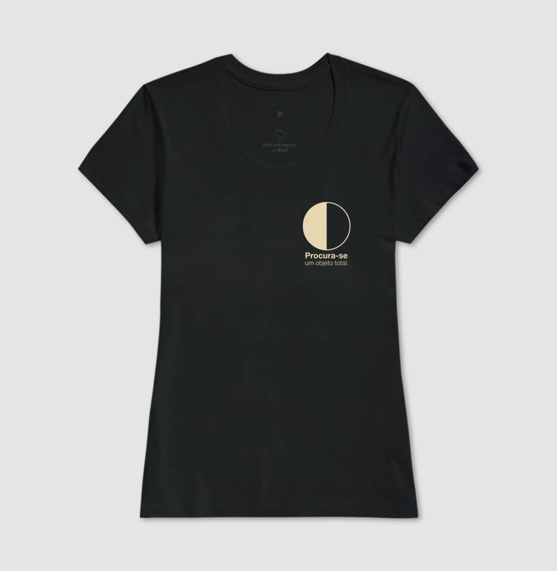 Camiseta Psicanálise Melanie Klein - Procura-se um Objeto Total | Minimalista Geométrica