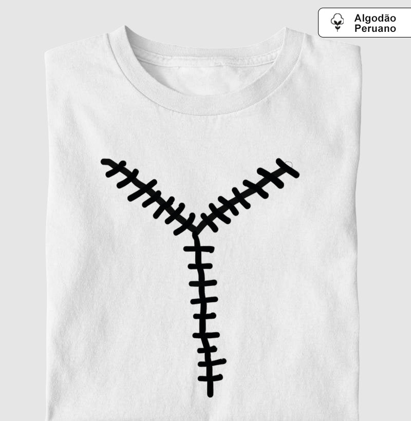 Camiseta Algodão Peruano Forense - A Incisão em Y (Medicina Legal) | Minimalista Dark