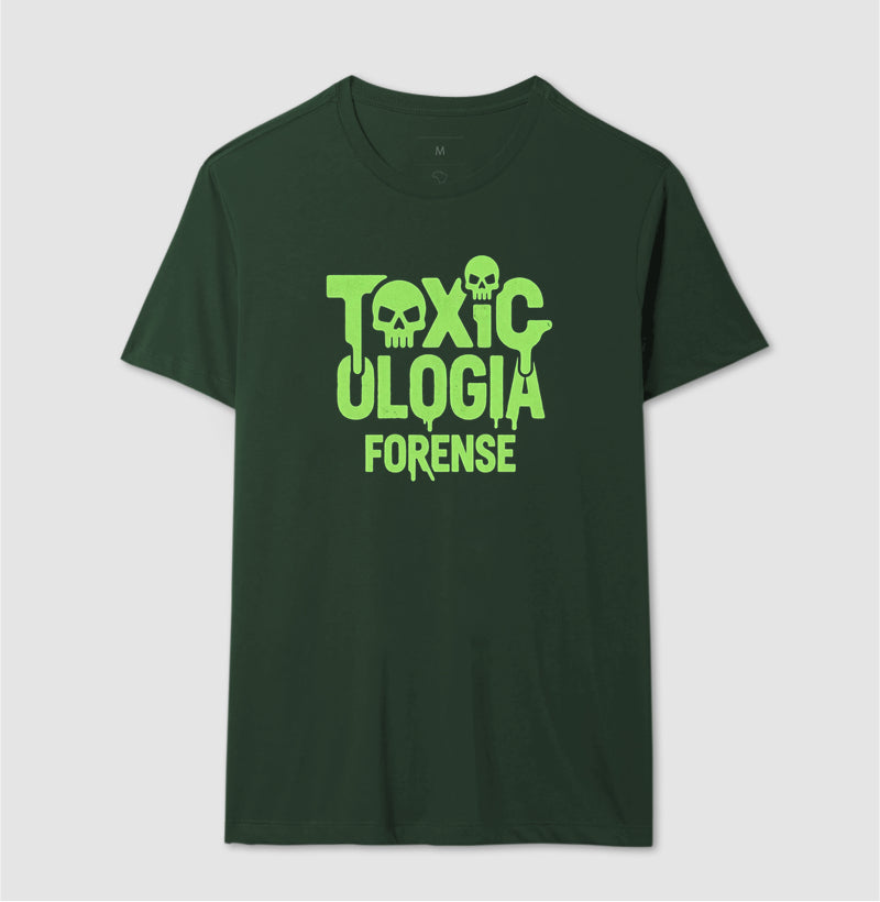 Camiseta Toxicologia Forense | O Veneno Está na Dose (Acid Style)