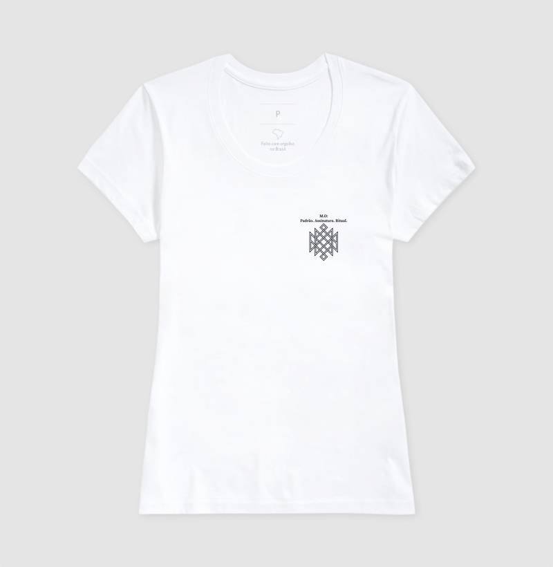 Camiseta Psicologia Forense - M.O: Padrão, Assinatura e Ritual | Minimalista Noir