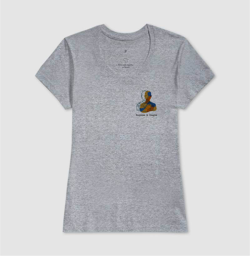 Camiseta Psicanálise Françoise Dolto - Esquema & Imagem Corporal | Ilustração Minimalista