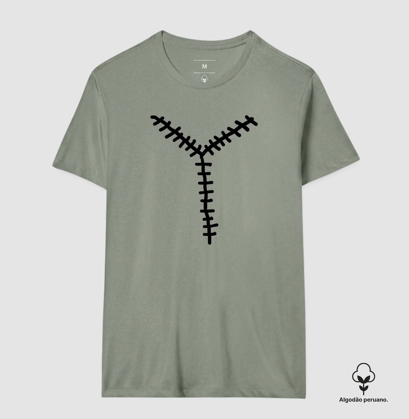 Camiseta Algodão Peruano Forense - A Incisão em Y (Medicina Legal) | Minimalista Dark
