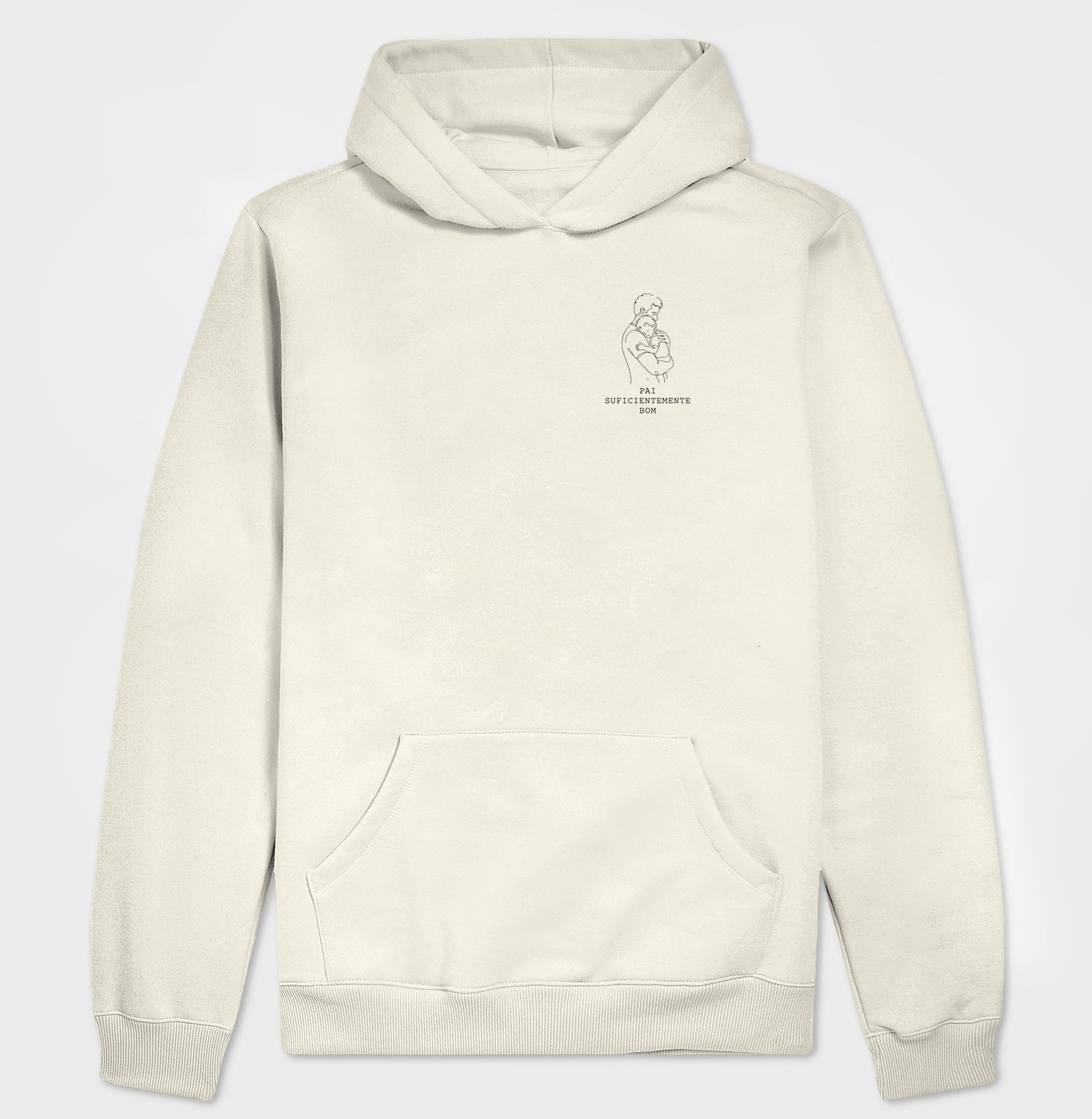 Hoddie Moletom Psicanálise Winnicott - Pai Suficientemente Bom | Line Art