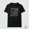 Camiseta Algodão Peruano Psicologia "Jornada Para Começar Terapia" | O Labirinto do Acolhimento