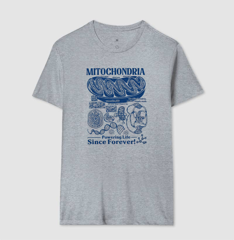 Camiseta "Mitochondria: Powering Life" | A Usina de Força da Vida