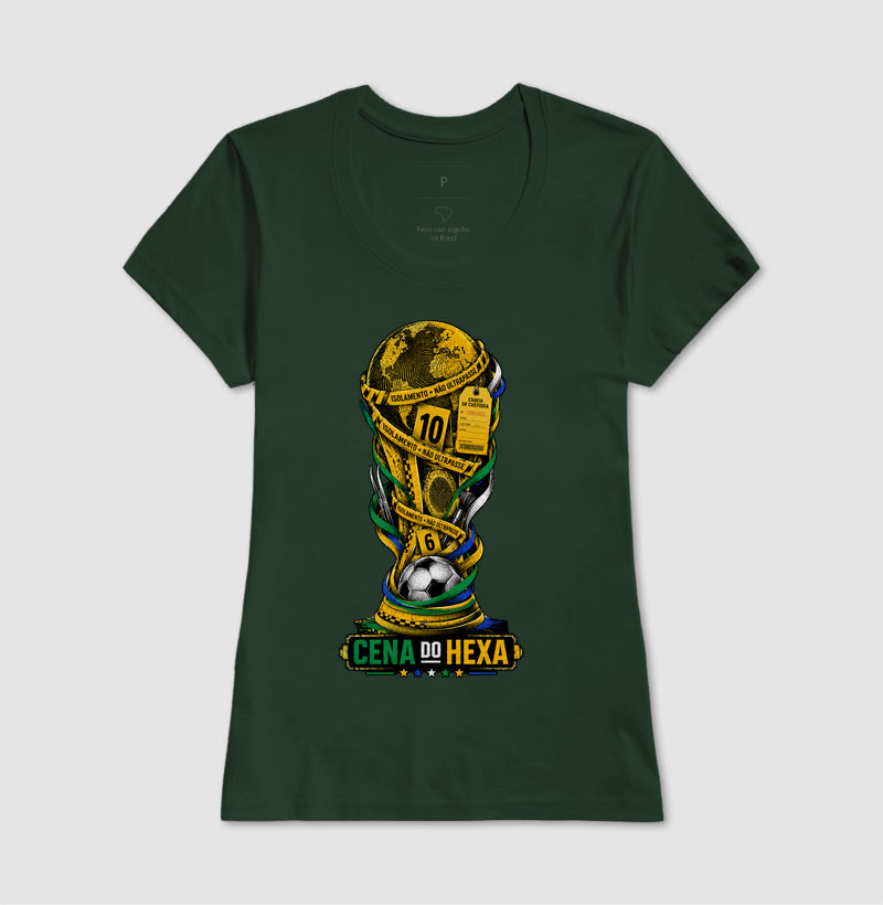 Camiseta Perícia Especial Copa "Cena do Hexa" | A Investigação do Título