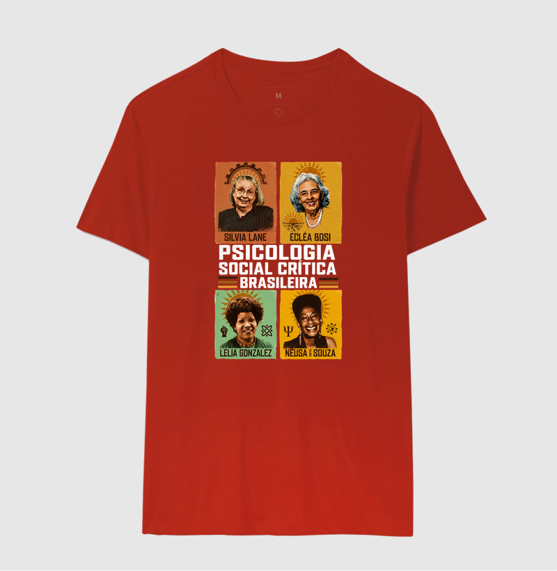 Camiseta "Psicologia Social Crítica Brasileira" | Legado, Luta e Resistência