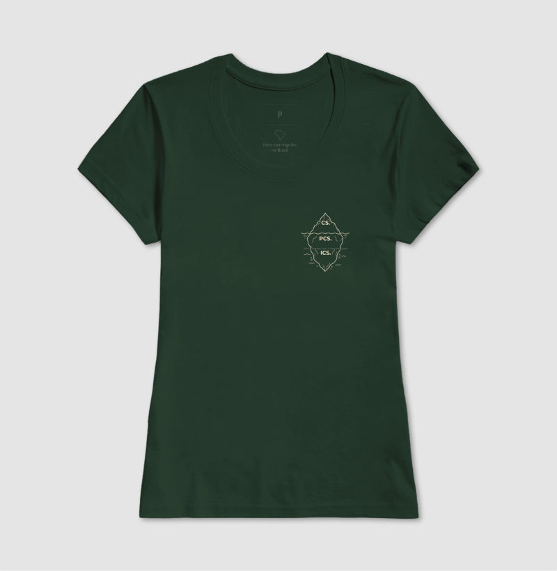 Camiseta Psicanálise Freud - Primeira Tópica (Iceberg) | Minimalista