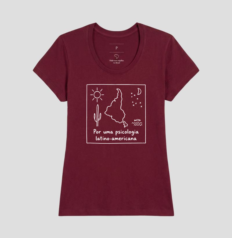 Camiseta "Por uma Psicologia Latino-Americana" | O Sul é o Nosso Norte