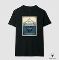 Camiseta Algodão Peruano Psicanálise Freud - Primeira Tópica (Iceberg Topographical Model) | Vintage Poster