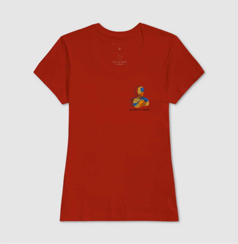 Camiseta Psicanálise Françoise Dolto - Esquema & Imagem Corporal | Ilustração Minimalista