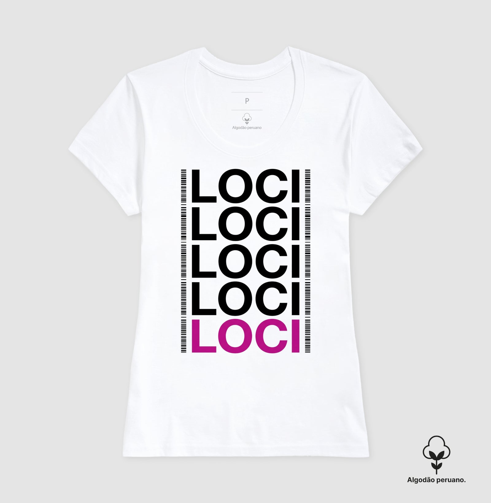 Camiseta Algodão Peruano Genética Forense "LOCI" | O Painel do DNA & Identificação Humana