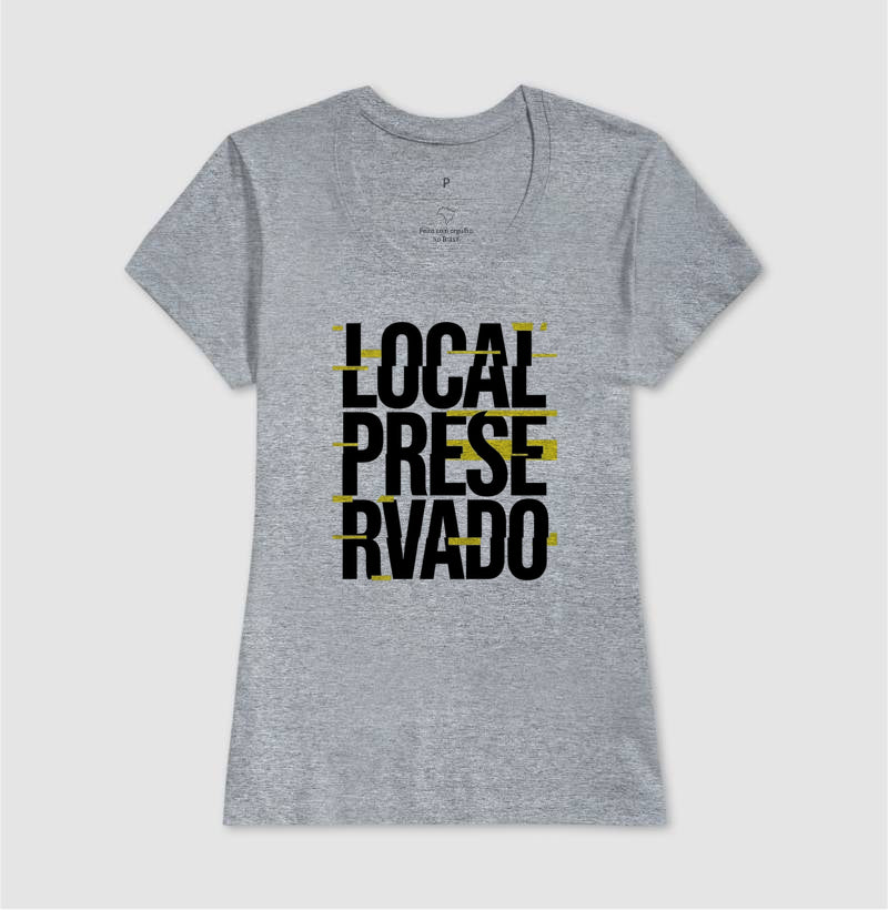 Camiseta "Local Preservado" | Perícia Criminal & Estilo Urbano