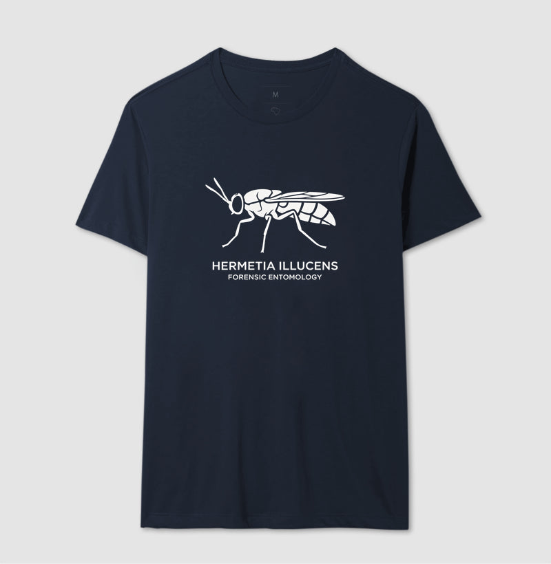 Camiseta "Hermetia Illucens" | O Minimalismo Forense