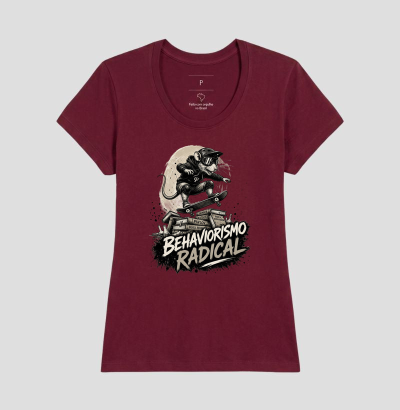 Camiseta Psicologia "Behaviorismo Radical" | Skate Rat & B.F. Skinner