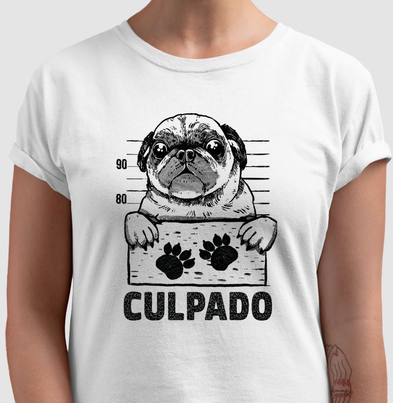 Camiseta "Mugshot Canino" | O Suspeito Culpado