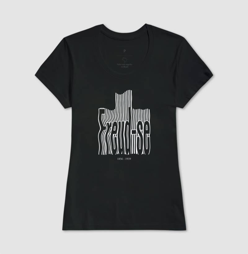 Camiseta Psicanálise "Freud-se" | Sigmund Freud & Op-Art Streetwear