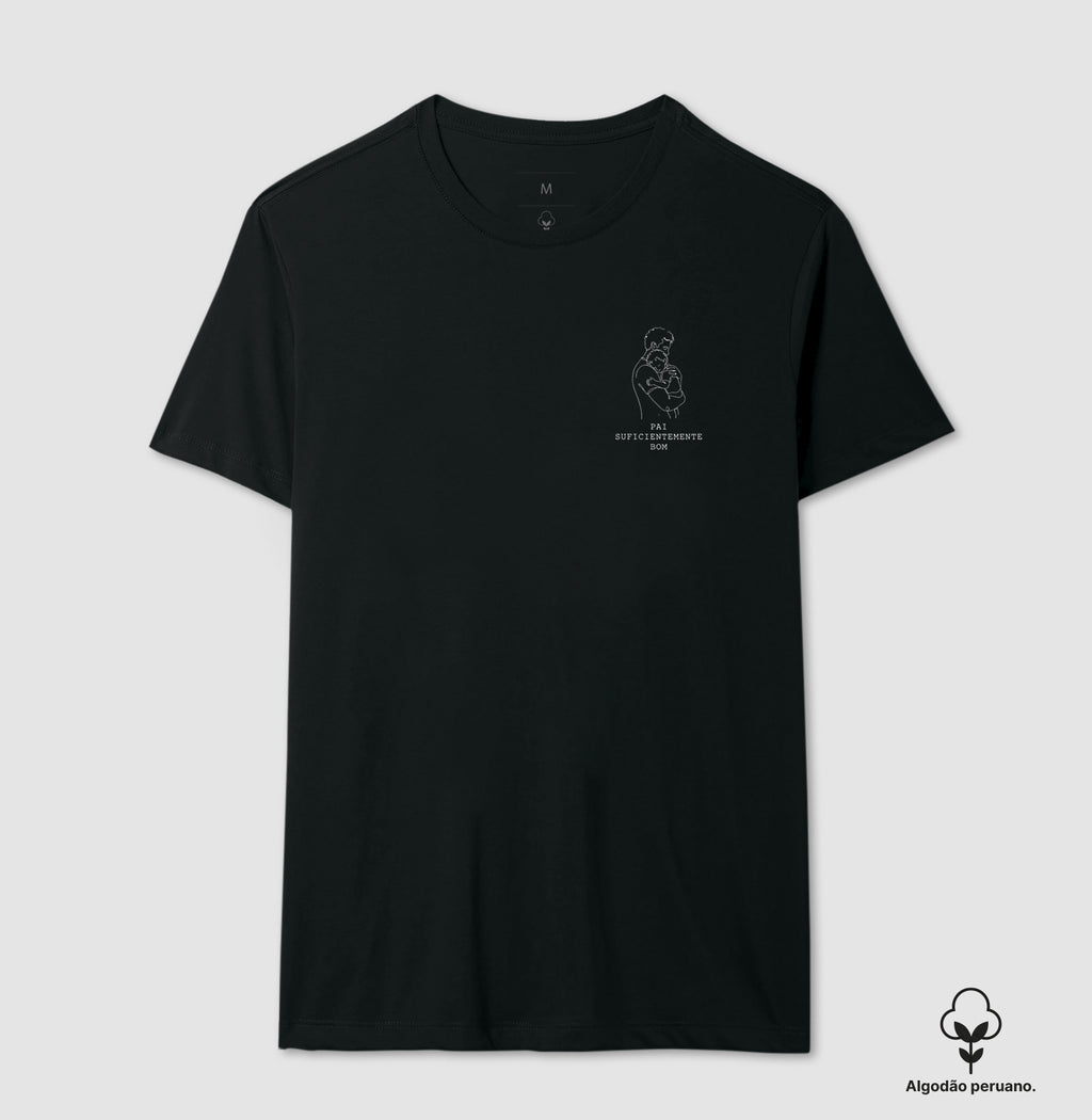 Camiseta Algodão Peruano  Psicanálise Winnicott - Pai Suficientemente Bom | Line Art