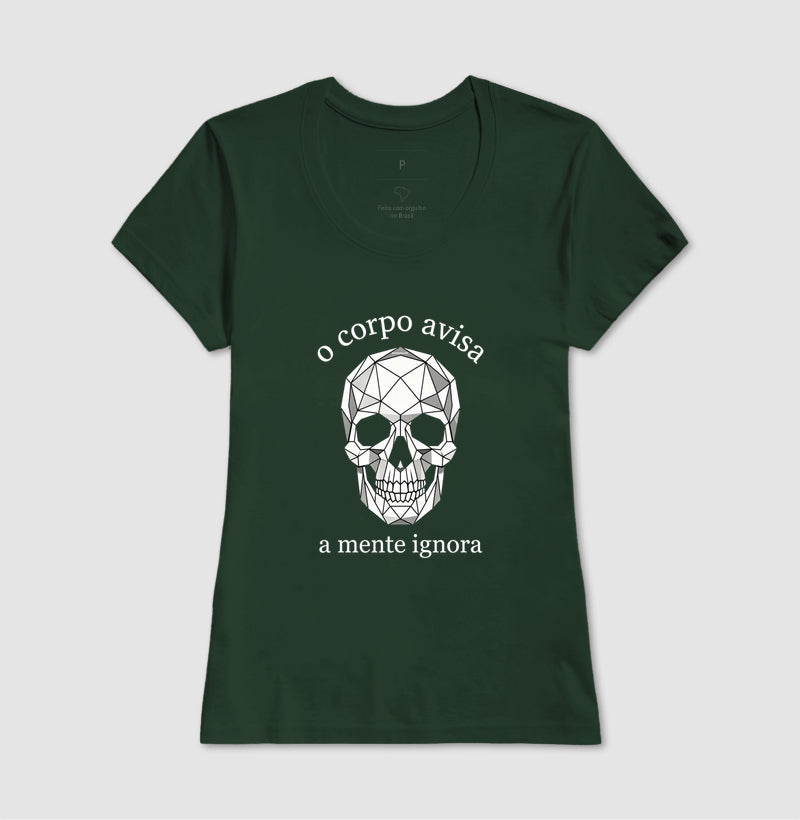 Camiseta Medicina Legal "O Corpo Avisa" | A Verdade Anatômica