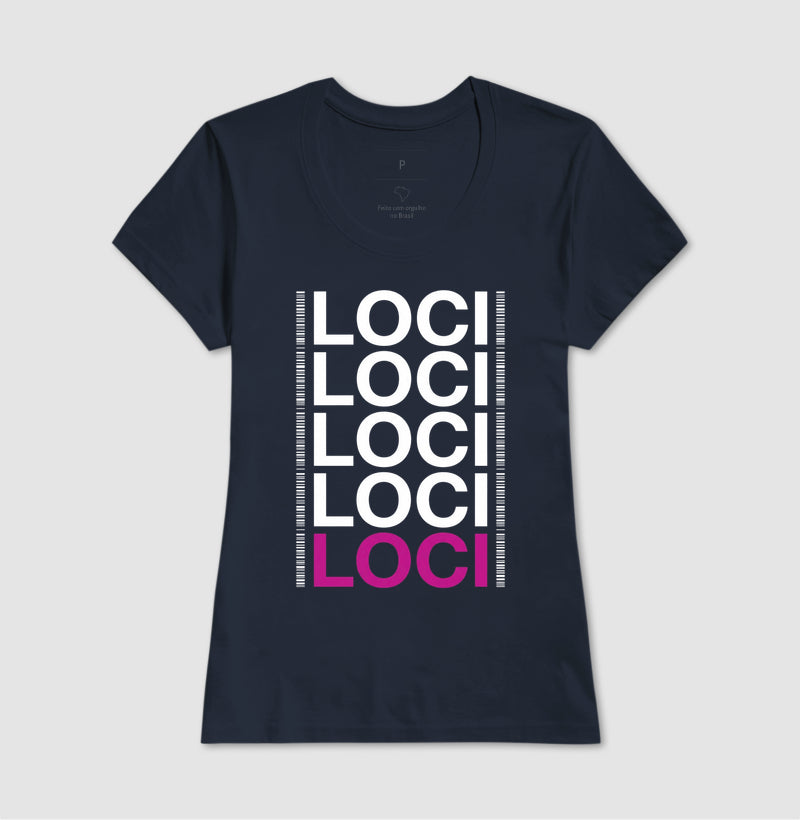 Camiseta Genética Forense "LOCI" | O Painel do DNA & Identificação Humana