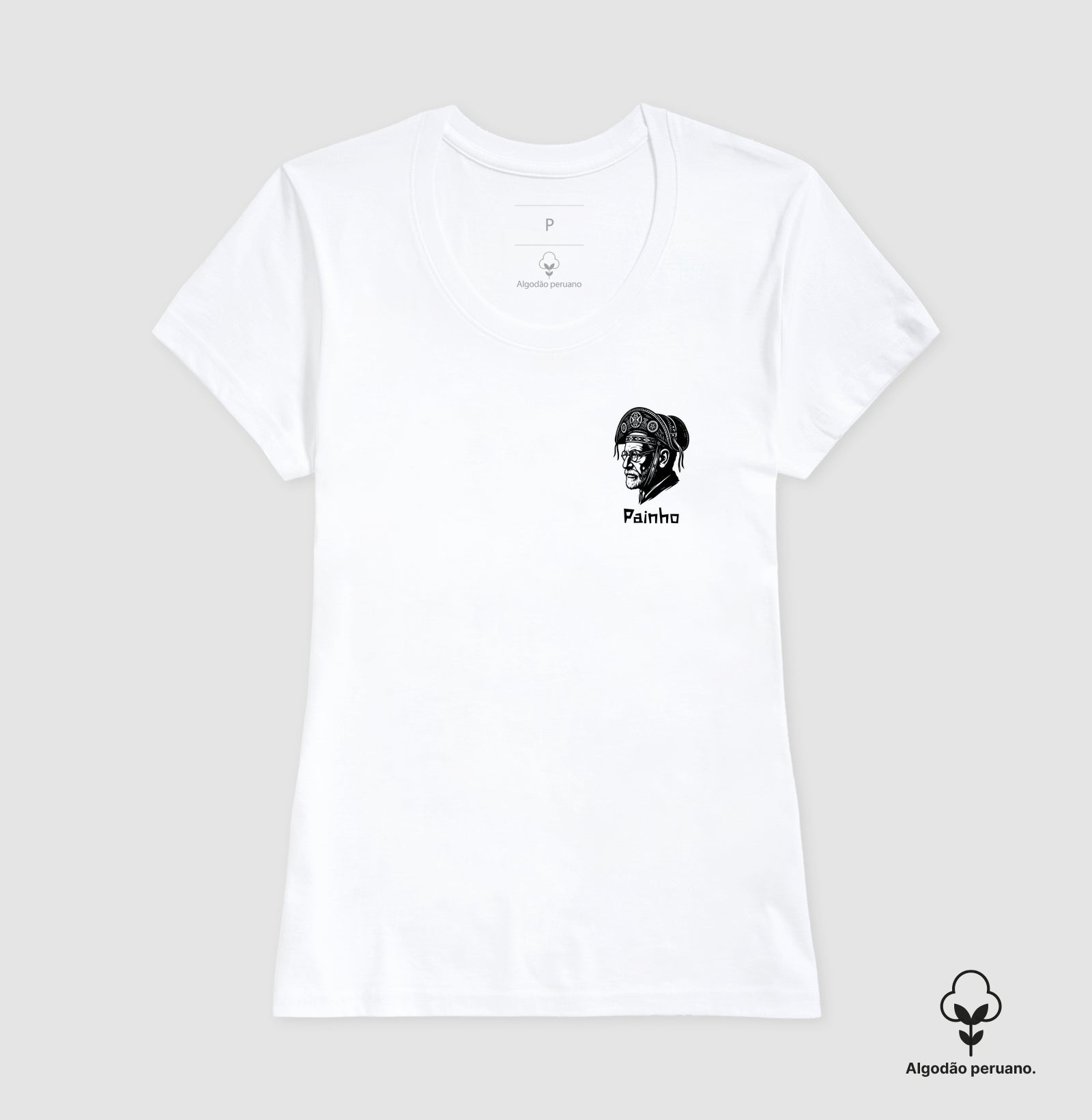 Camiseta Algodão Peruano Psicanálise Freud "Painho" Cangaceiro | Pocket Print
