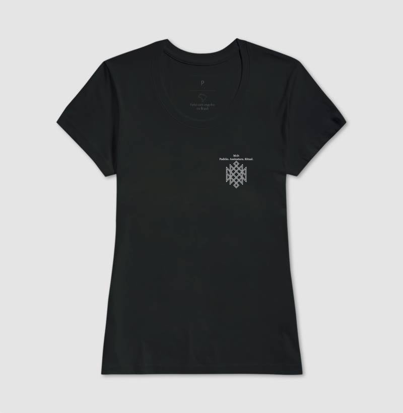 Camiseta Psicologia Forense - M.O: Padrão, Assinatura e Ritual | Minimalista Noir