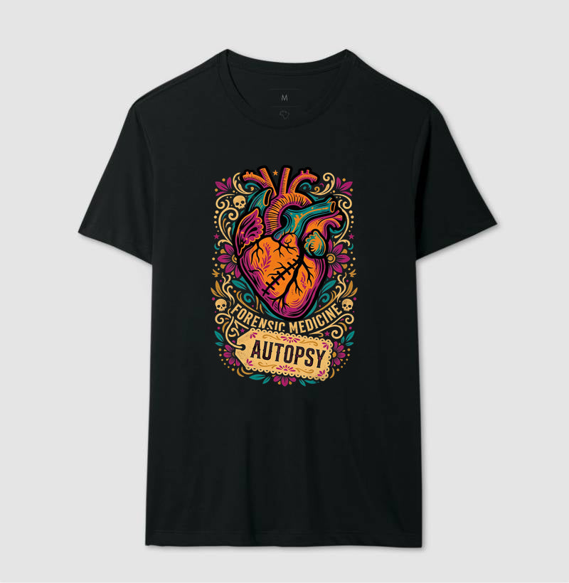 Camiseta Medicina Legal "Autopsy" | A Arte da Patologia Forense