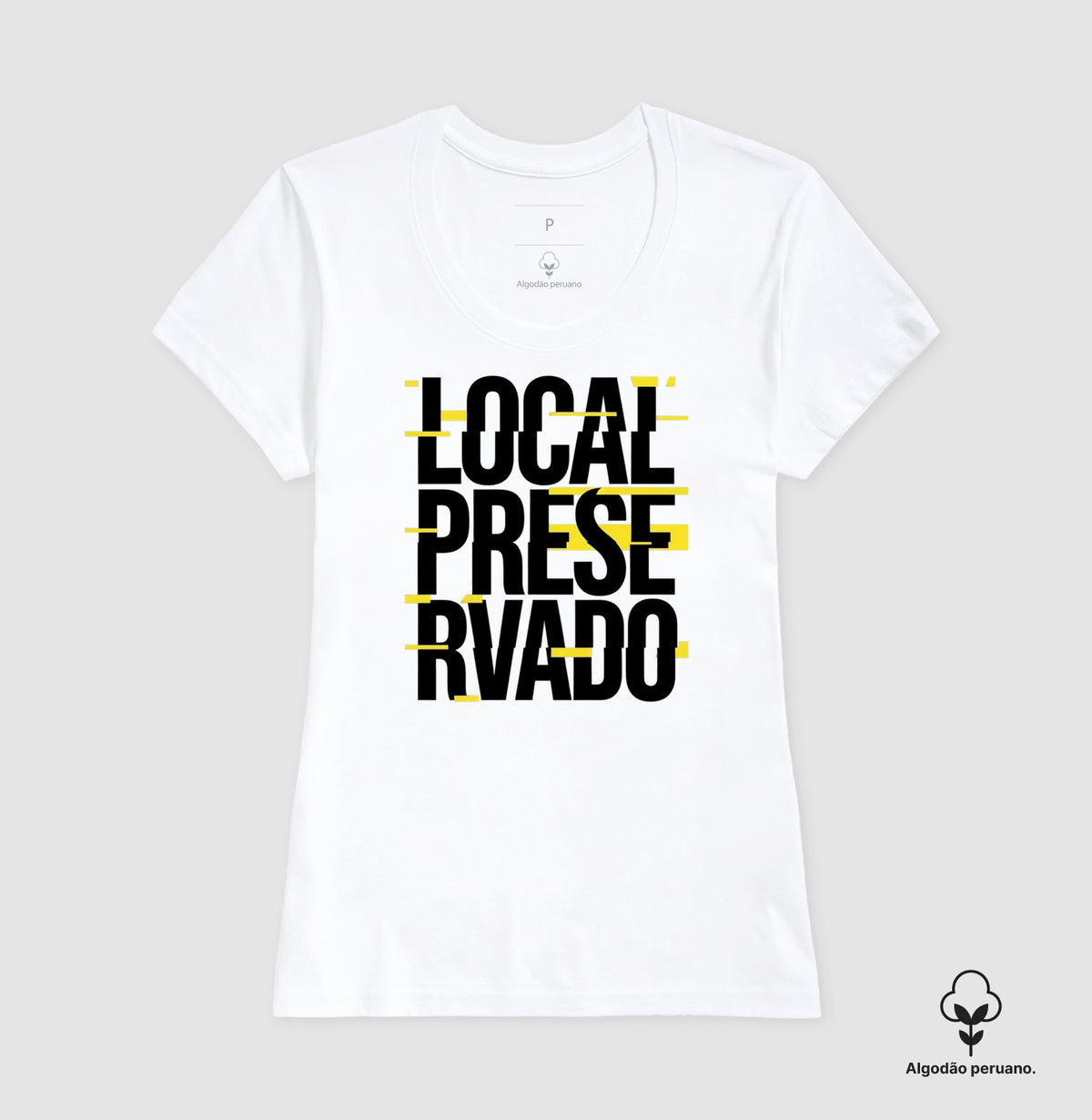 Camiseta Algodão Peruano "Local Preservado" | Perícia Criminal & Estilo Urbano