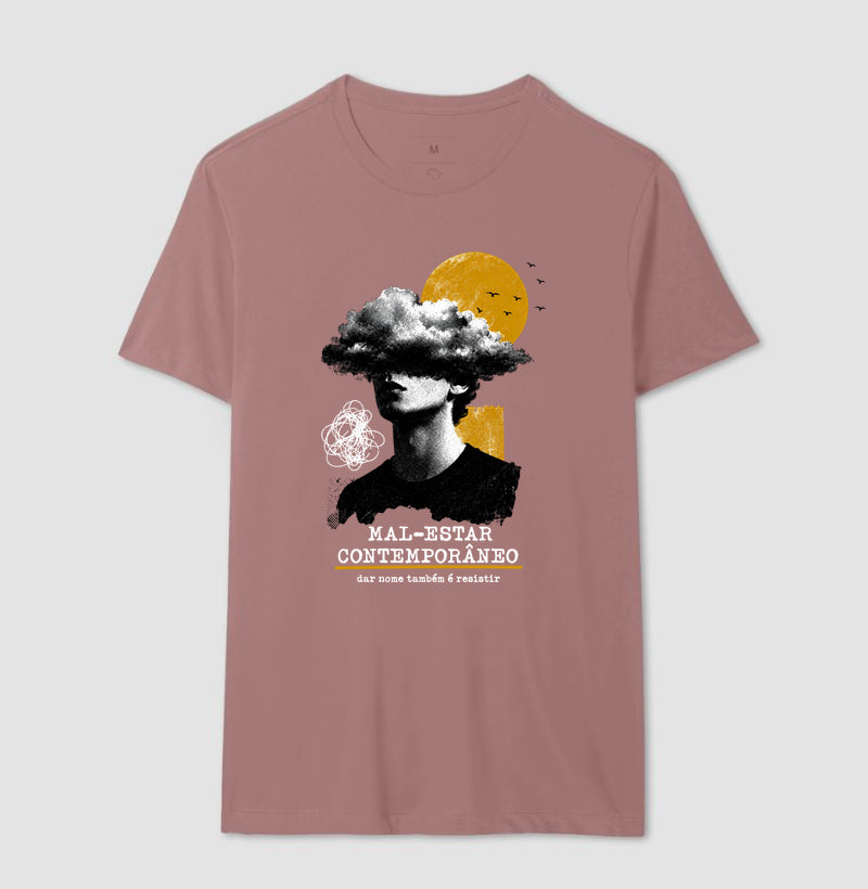 Camiseta "Mal-Estar Contemporâneo" | Dar Nome Também É Resistir