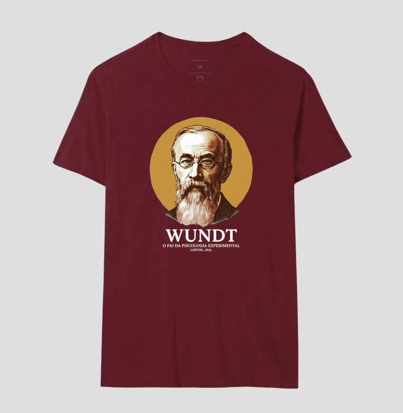 Camiseta "Wilhelm Wundt" | O Pai da Psicologia Experimental (Leipzig, 1879)