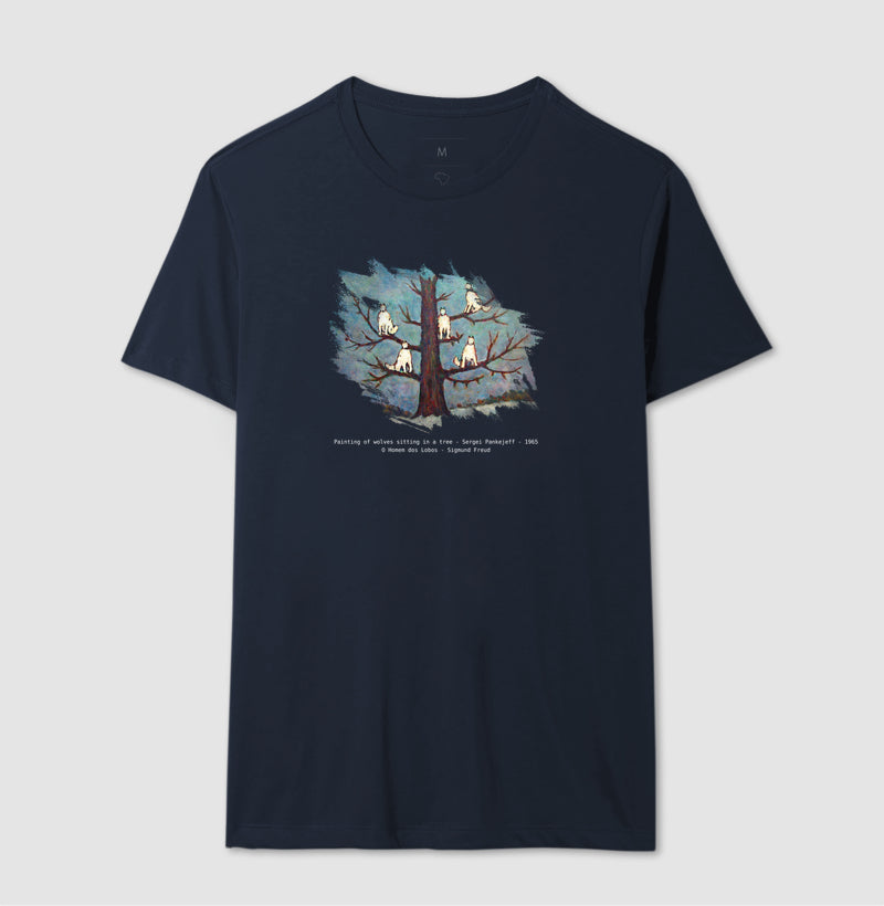 Camiseta "O Homem dos Lobos" | O Caso Clínico de Freud