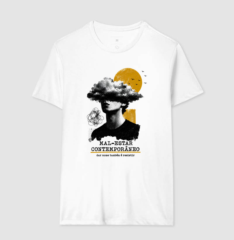 Camiseta "Mal-Estar Contemporâneo" | Dar Nome Também É Resistir