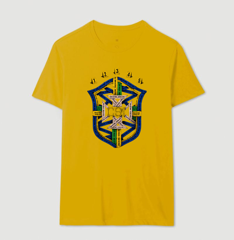 Camiseta Perícia na Copa "CSI Brasil" | O Escudo do Futebol Arte