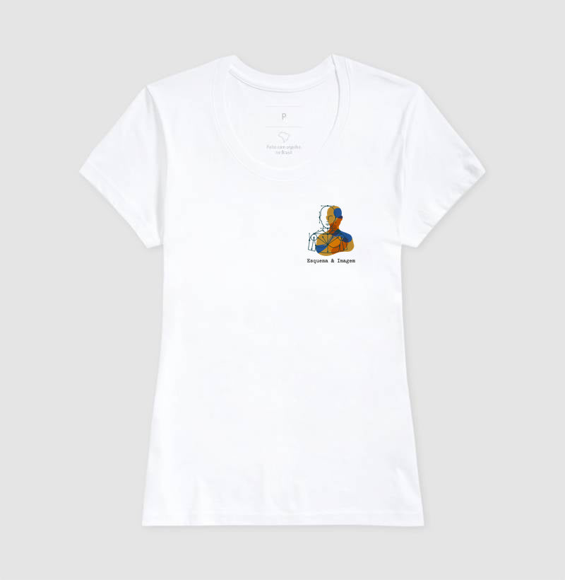 Camiseta Psicanálise Françoise Dolto - Esquema & Imagem Corporal | Ilustração Minimalista