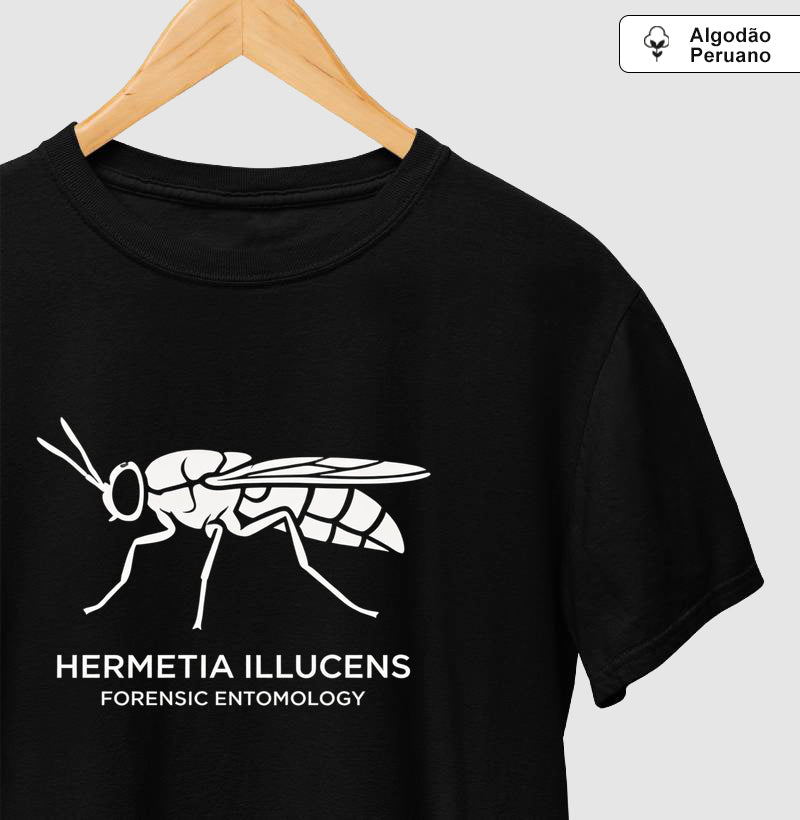 Camiseta Algodão Peruano "Hermetia Illucens" | O Minimalismo Forense