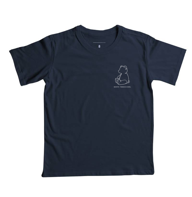 Camiseta Infantil Psicanálise Winnicott - Objeto Transicional | Minimalista
