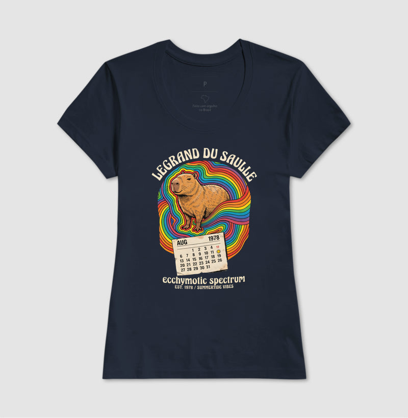 Camiseta Medicina Legal "Espectro Equimótico" | A Capivara de Legrand du Saulle