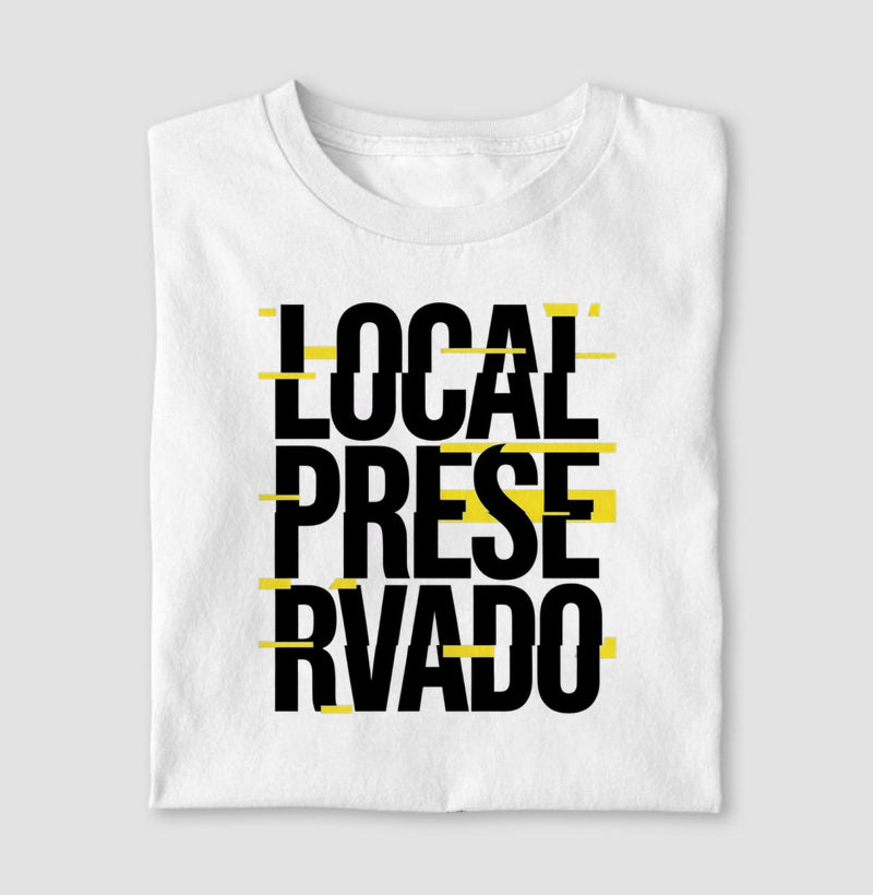 Camiseta "Local Preservado" | Perícia Criminal & Estilo Urbano