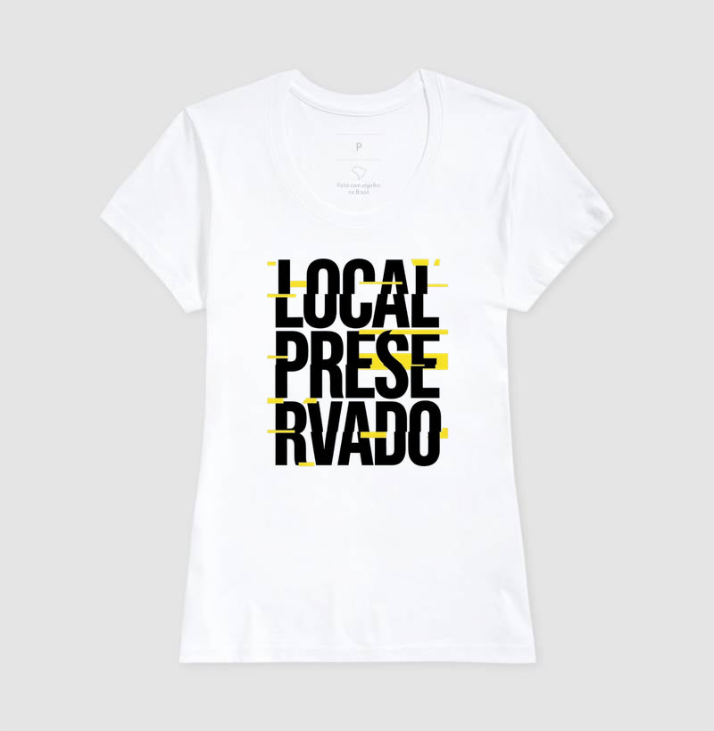 Camiseta "Local Preservado" | Perícia Criminal & Estilo Urbano