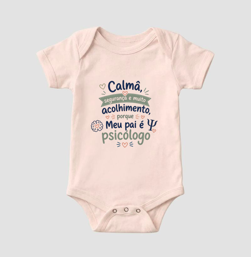 Body Infantil Psicologia "Calma, Segurança e Acolhimento" | Meu Pai é Psicólogo