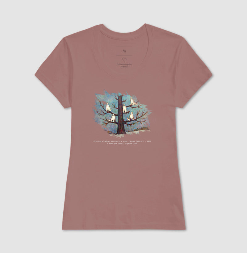 Camiseta "O Homem dos Lobos" | O Caso Clínico de Freud