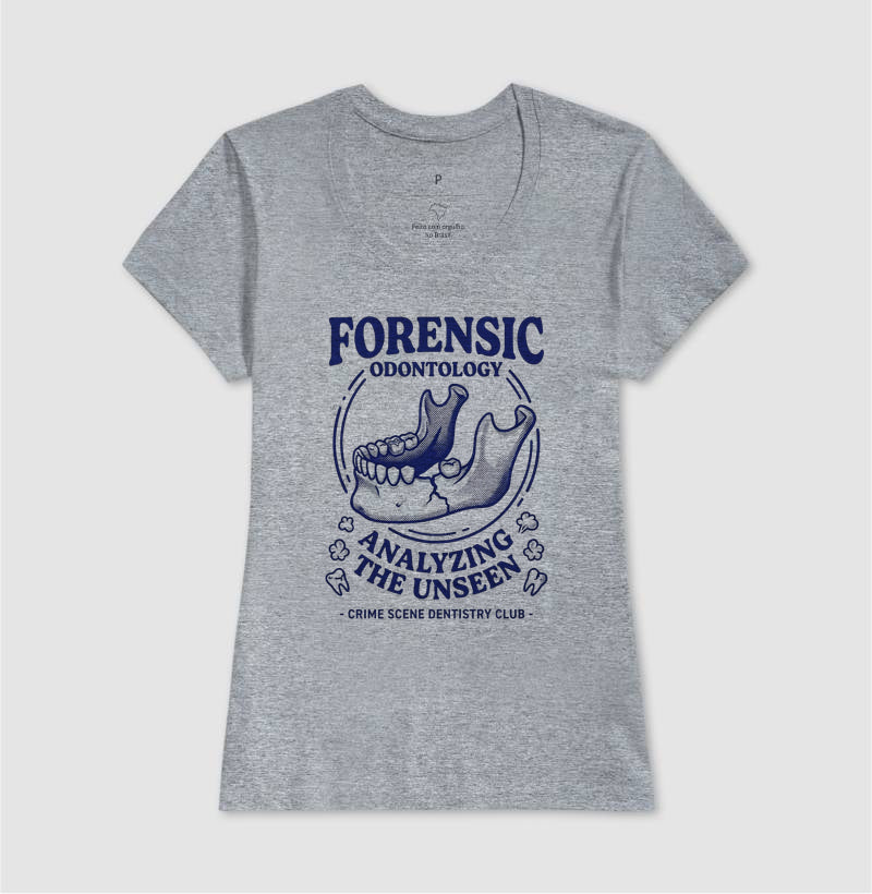 Camiseta Odontologia Forense "Analyzing The Unseen" | Crime Scene Dentistry Club