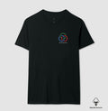 Camiseta Algodão Peruano Psicanálise Lacan - O Nó Borromeano (Topologia) | Minimalista